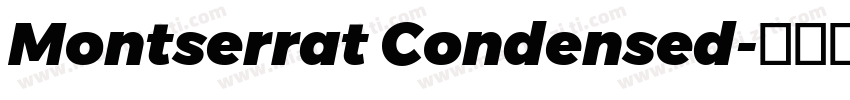 Montserrat Condensed字体转换